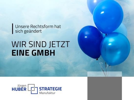 Wir wachsen und haben deshalb unsere Rechtsform geändert.